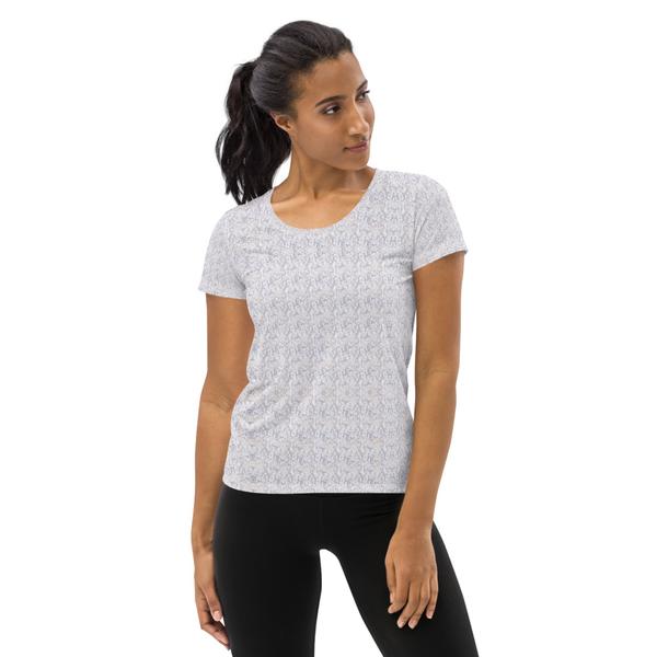 All-Over Print Women's Athletic T-Shirt