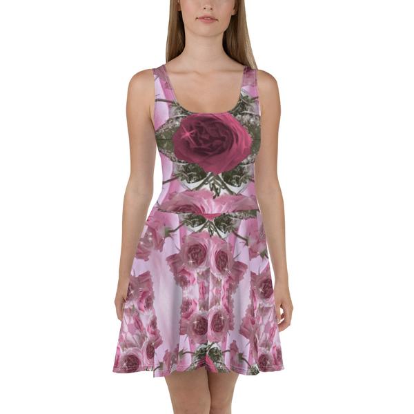 All-Over Print Skater Dress