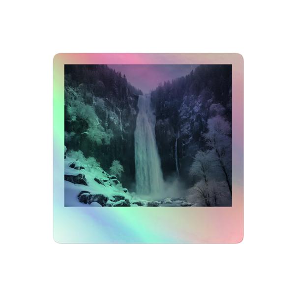 Sticker-Water Fall in Winter