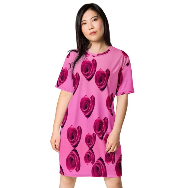 All-Over Print T-Shirt Dress