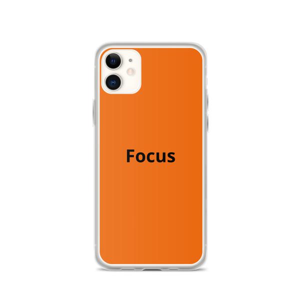FOCUS iPhone Case by OT Creative