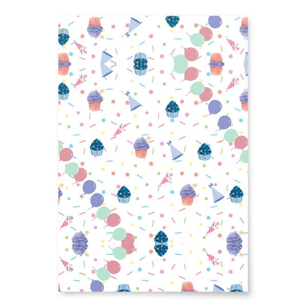 Wrapping Paper Sheets (3)-Kids birthday