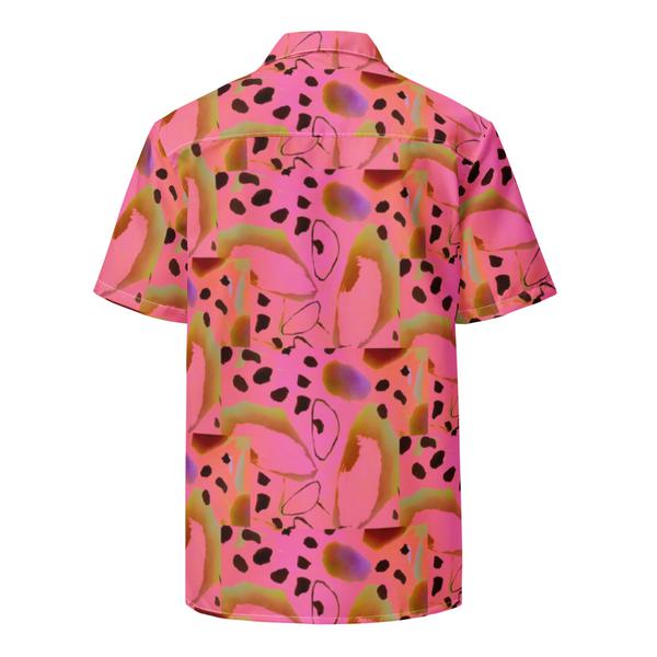 Janet Audrey Wilson Designs All-Over Print Unisex Button Shirt