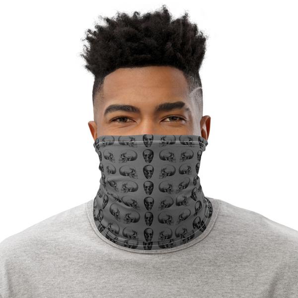 All-Over Print Neck Gaiter- Skull