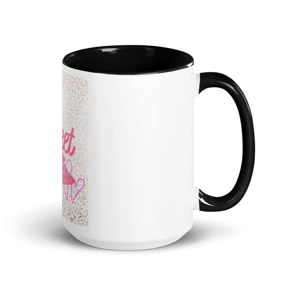 White Ceramic Mug with Color Inside