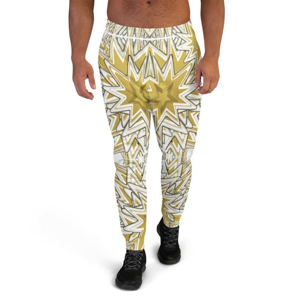 Enhance, by Janet Audrey Wilson, All-Over Print Recycled Men’s Joggers