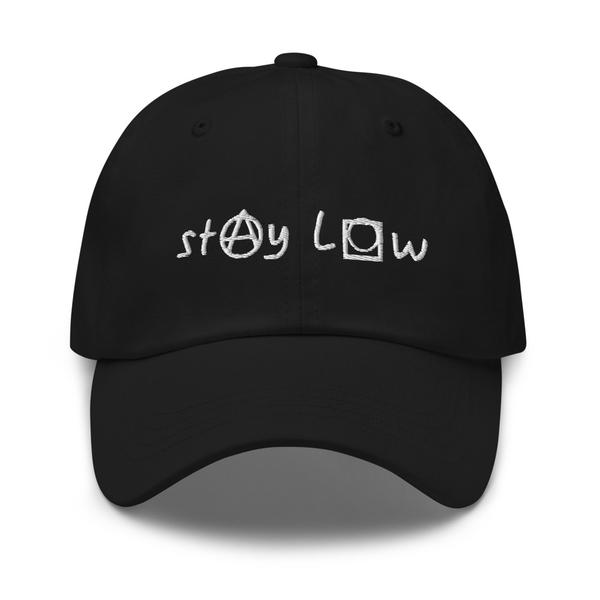 Classic Stay Low Hat (White Letters)