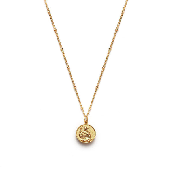 Abundantia Gold Plated Necklace for Global Goal #1
