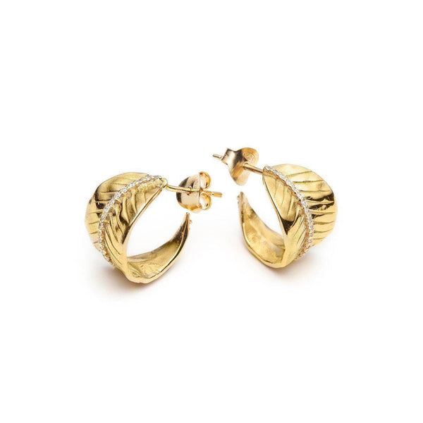 Ashok Leaf Gold Plated Earring