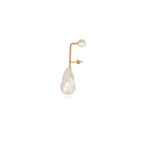 Basic Stick Earring with Pearls