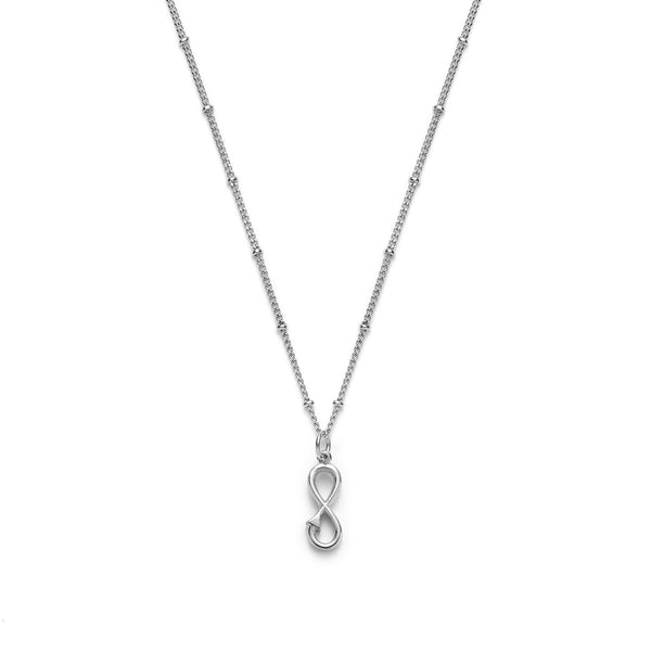 Infinity Silver Necklace for Global Goal #12