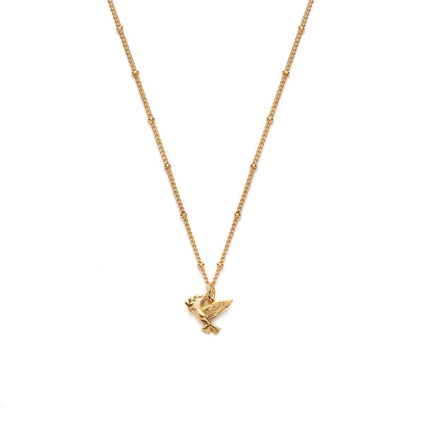 Peace Gold Plated Necklace for Global Goal #16