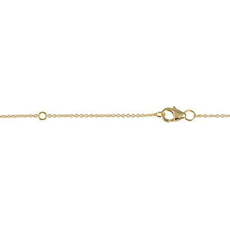 Large Triangle Necklace | Yellow Gold