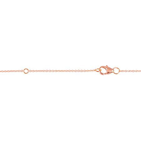 Medium Triangle Necklace | Rose Gold
