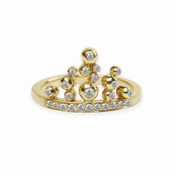 Diamond Bubble Queen Ring