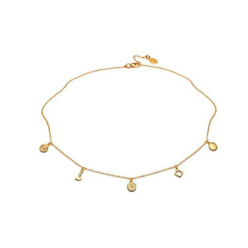 Prosperity Gold Plated Necklace