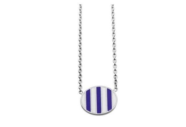 STRIPED PENDANT (navy and white)