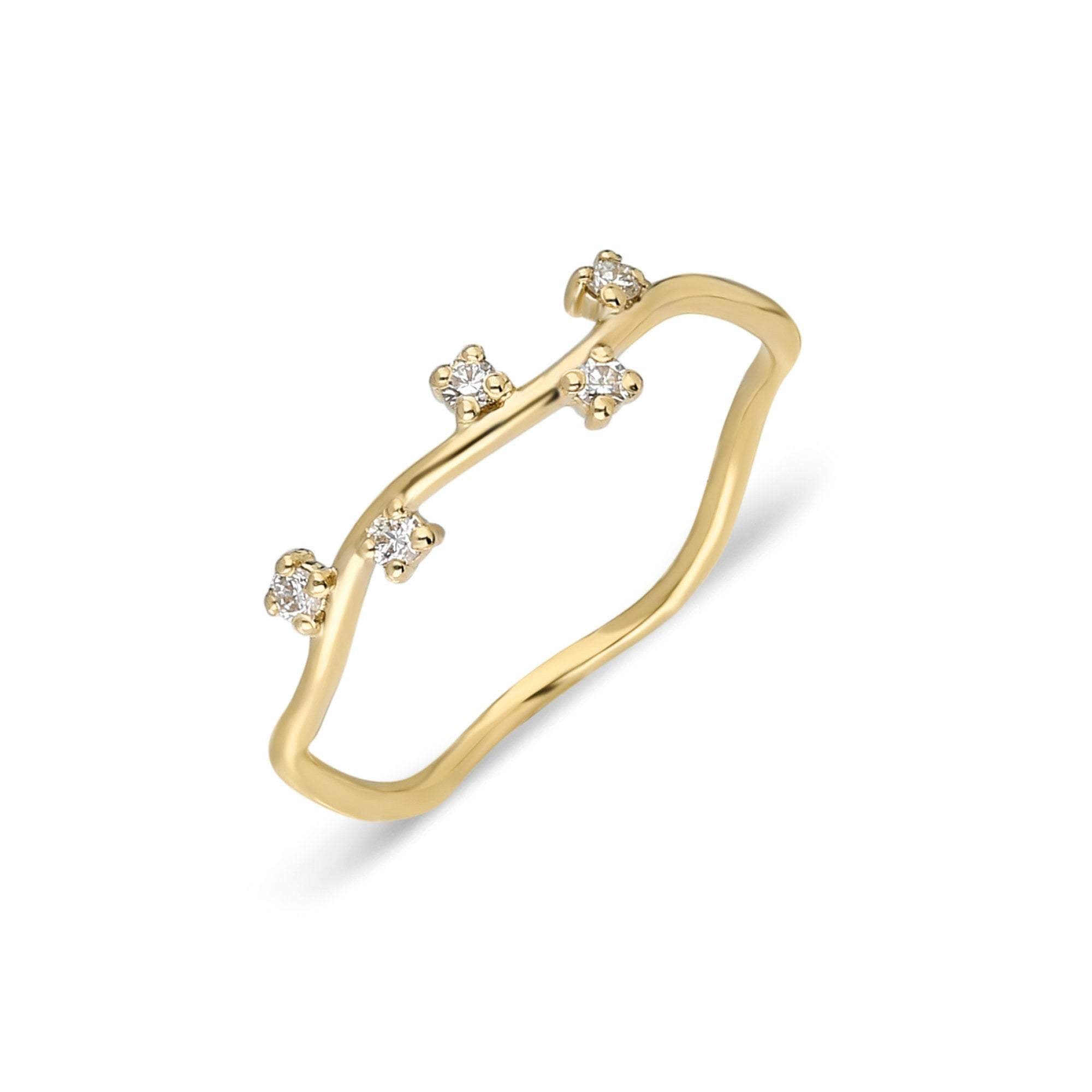 Unique Design Diamond Ring