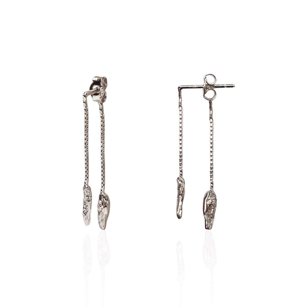 ILLUSION Tinkling Earrings - SILVER