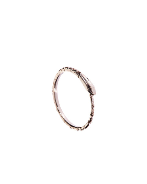 The Ouroboros Snake Ring Silver