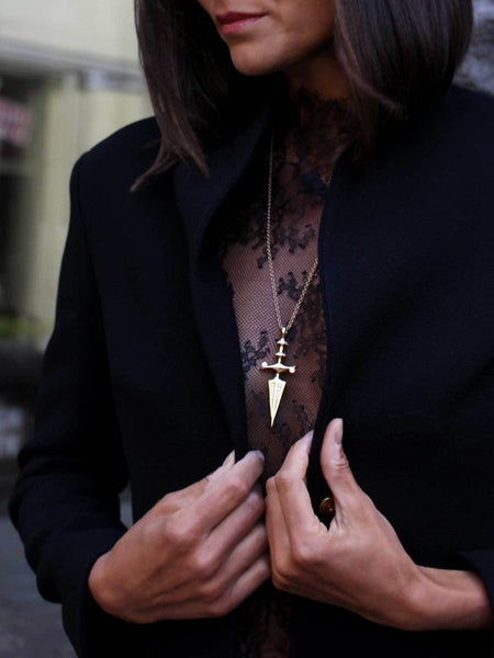 The Dagger Statement Necklace