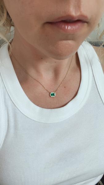 Carbon Neutral Emerald and Diamond Duchess Necklace