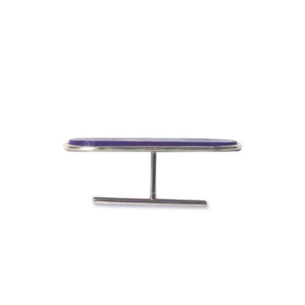 Aptera Ring – Sterling Silver Ecosilver – Purple