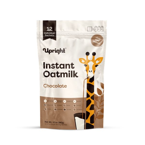 High-Protein Instant Oatmilk - Chocolate (12 Single Servings)