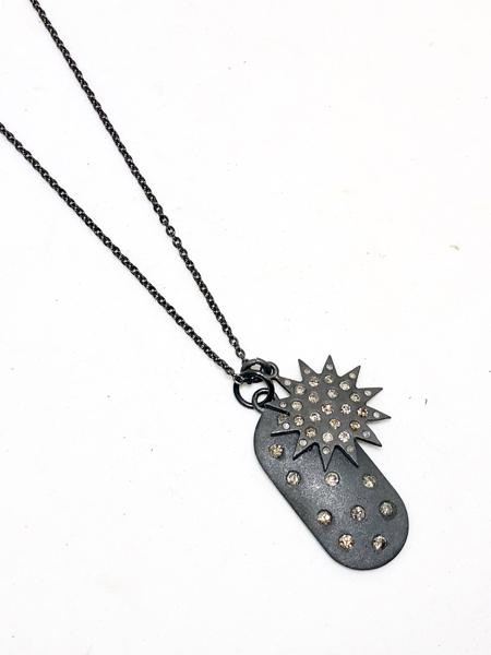 Dog Tag & Star Necklace