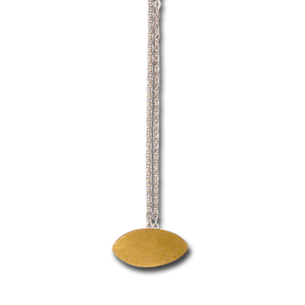 Mia Single Gold Pendant Necklace
