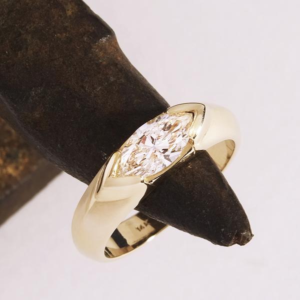 Flawless Marquis Brilliant Diamond Ring