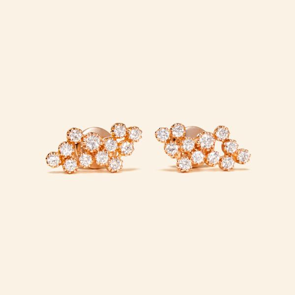 Magic Topkapi 24 Diamonds Rose earrings