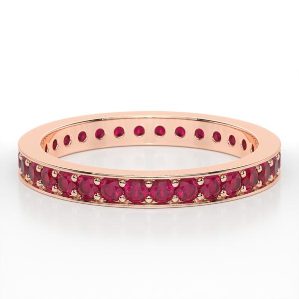 PAVE ETERNITY RUBY RING