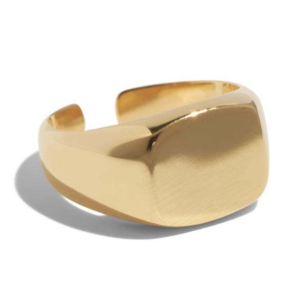 THE SPENCER RING - SQUARE CLASSIC SIGNET RING