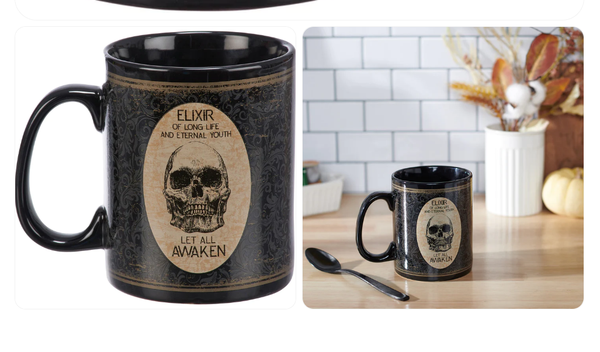 Elixir Of Long Life Eternal Youth Large Stoneware Coffee Mug