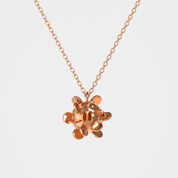 ROSE GOLD 18K GLOW NECKLACE