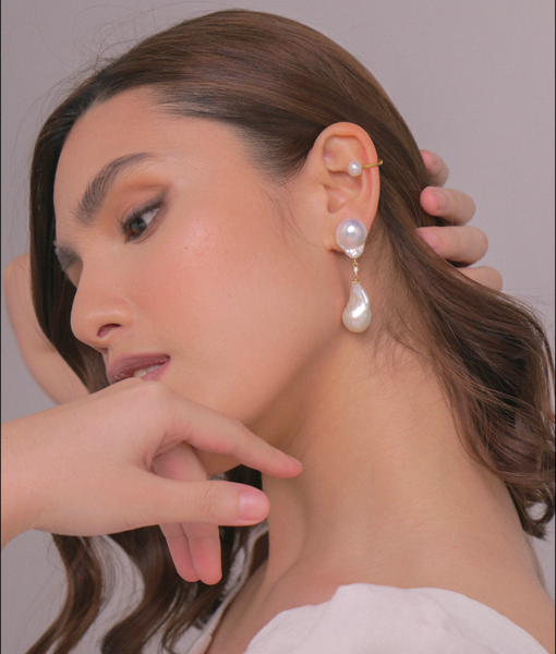 ILAP Double Baroque Earrings (SOLD OUT)
