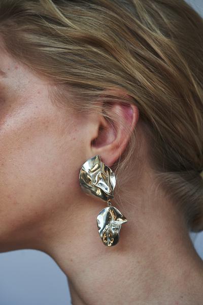 Mismatched Fold Earrings