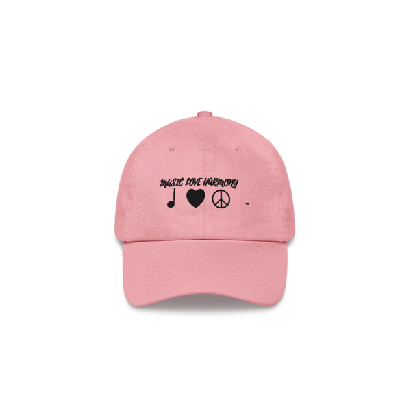 Music Love Harmony Hat - Pink