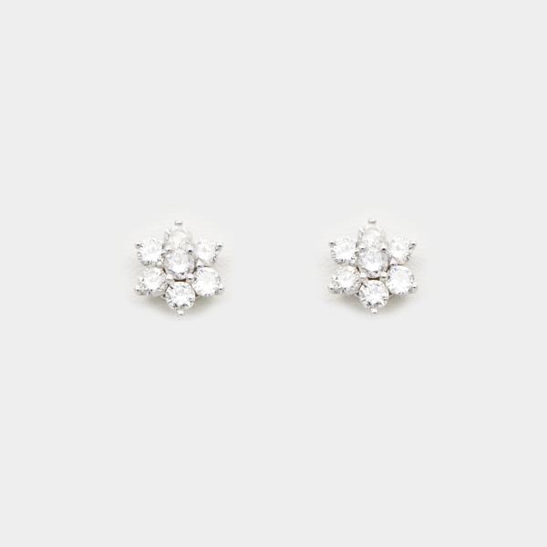 Diamond Floret Earrings