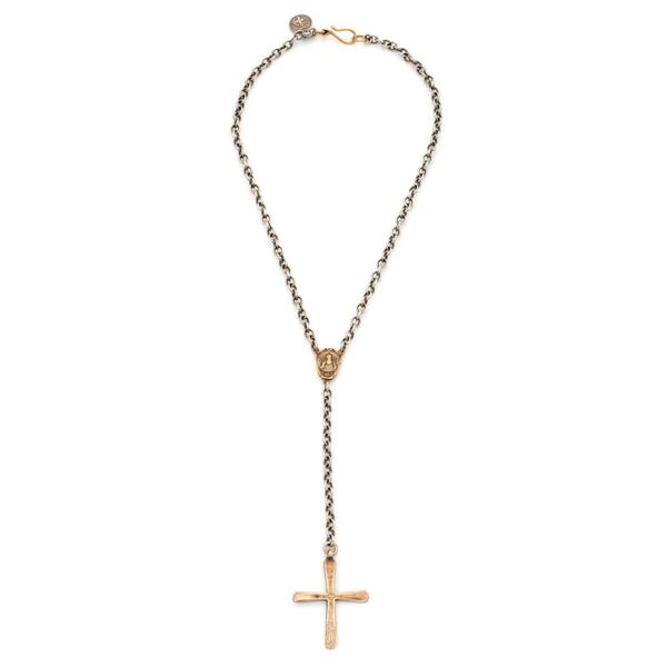 Johnny Sterling Rosary Necklace