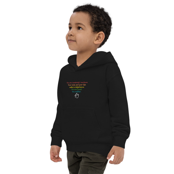 Kids Sloth Hoodie - You are sunshine. You matter. Your life matters.