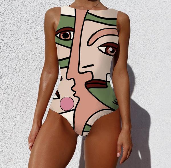 Comfy Abstract Addy Bathing Suit