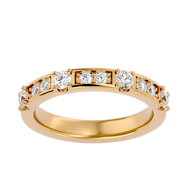 14 K Yellow Gold ..65 cttw Lab Grown Diamond Elegance Ring