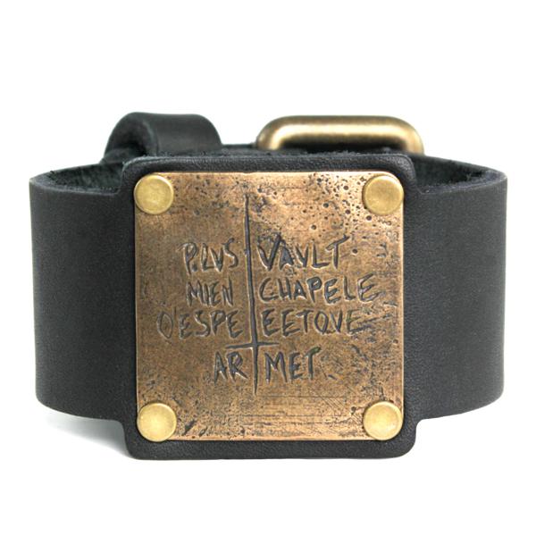 Joan of Arc Protection Prayer Leather Cuff