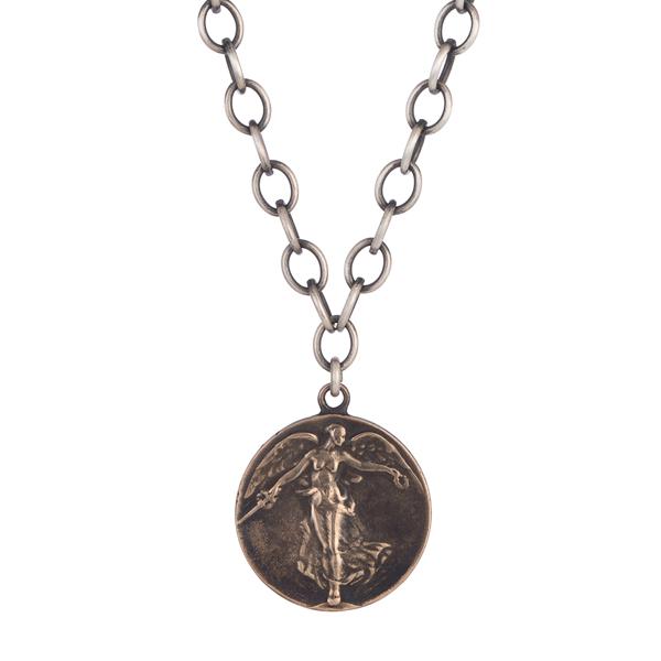 WW1 Victory Angel Necklace