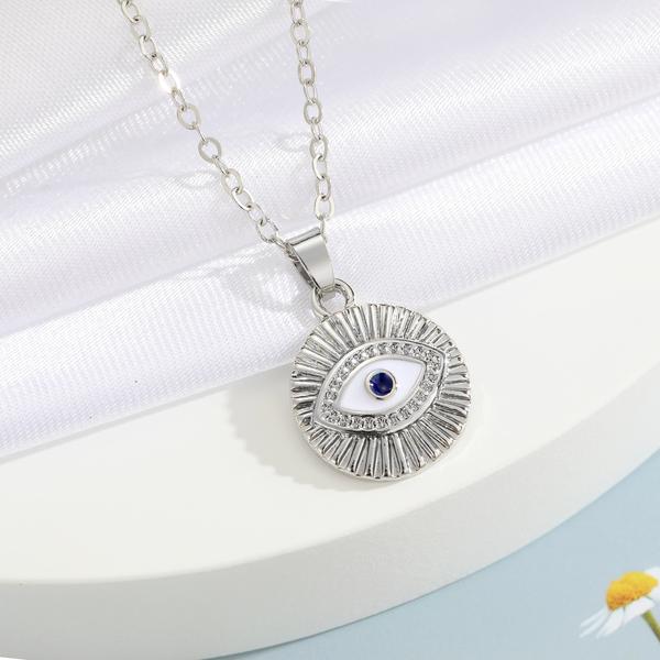 Necklace - Silver Eye