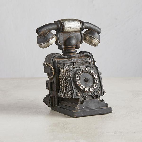 Vintage Phone Table Top Décor | Decorative Telephone Art
