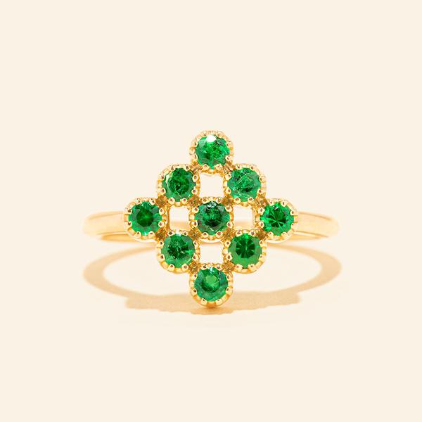 Magic Topkapi Emerald Ring