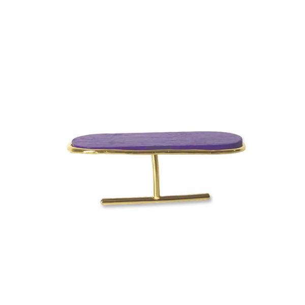 Aptera Ring – Vermeil Gold – Purple